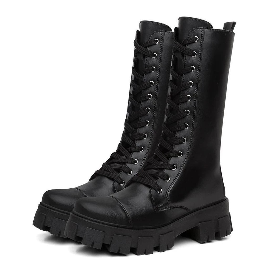 Bota Cano Longo com Cadarço
