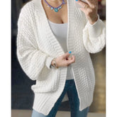 Cardigan Patrícia - Tricot Manga Aberta