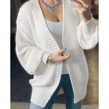 Cardigan Patrícia - Tricot Manga Aberta